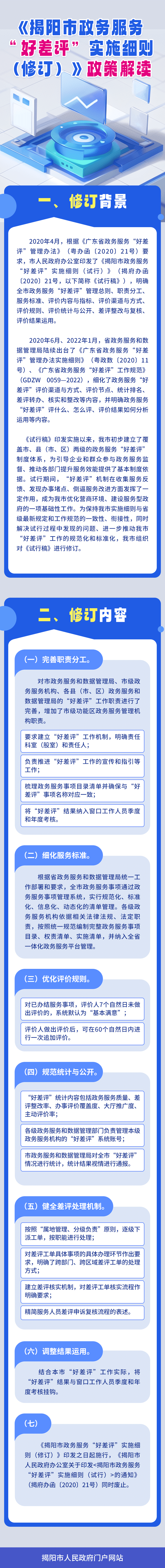 《揭阳市政务服务“好差评”实施细则（修订）》政策解读.png