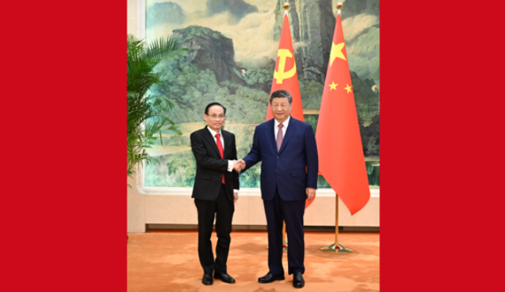 习近平会见越共中央总书记特使黎怀忠