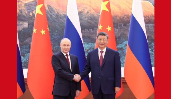 习近平同俄罗斯总统普京会谈